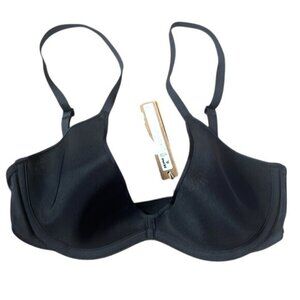 Skims 32DDDD Weightless Scoop Bra Onyx Black NWT $58 MSRP